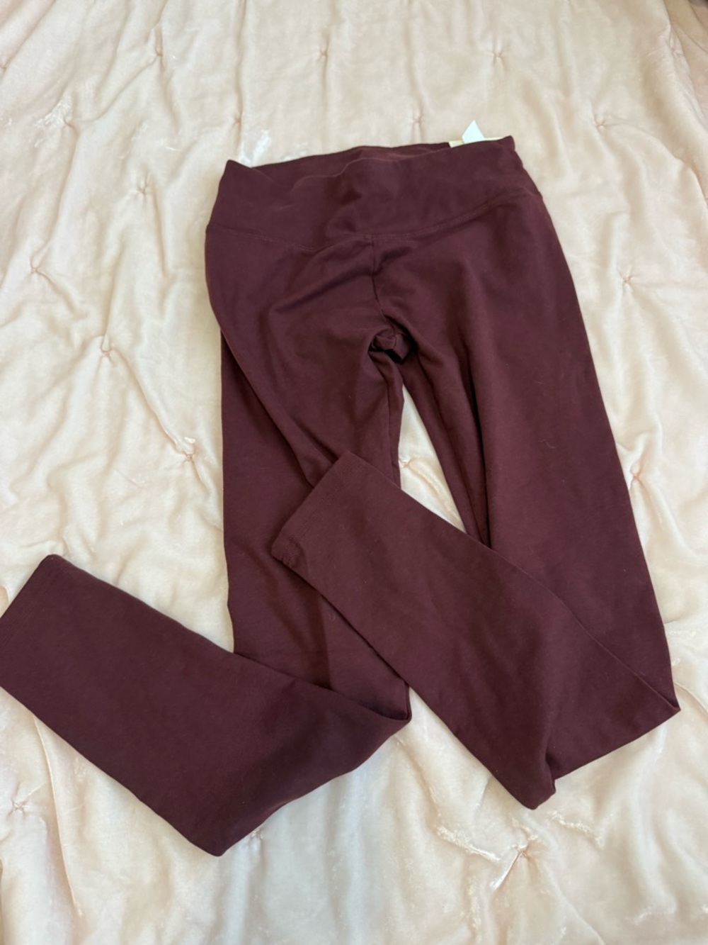 aerie Women's Burgundy Stretch Leggings